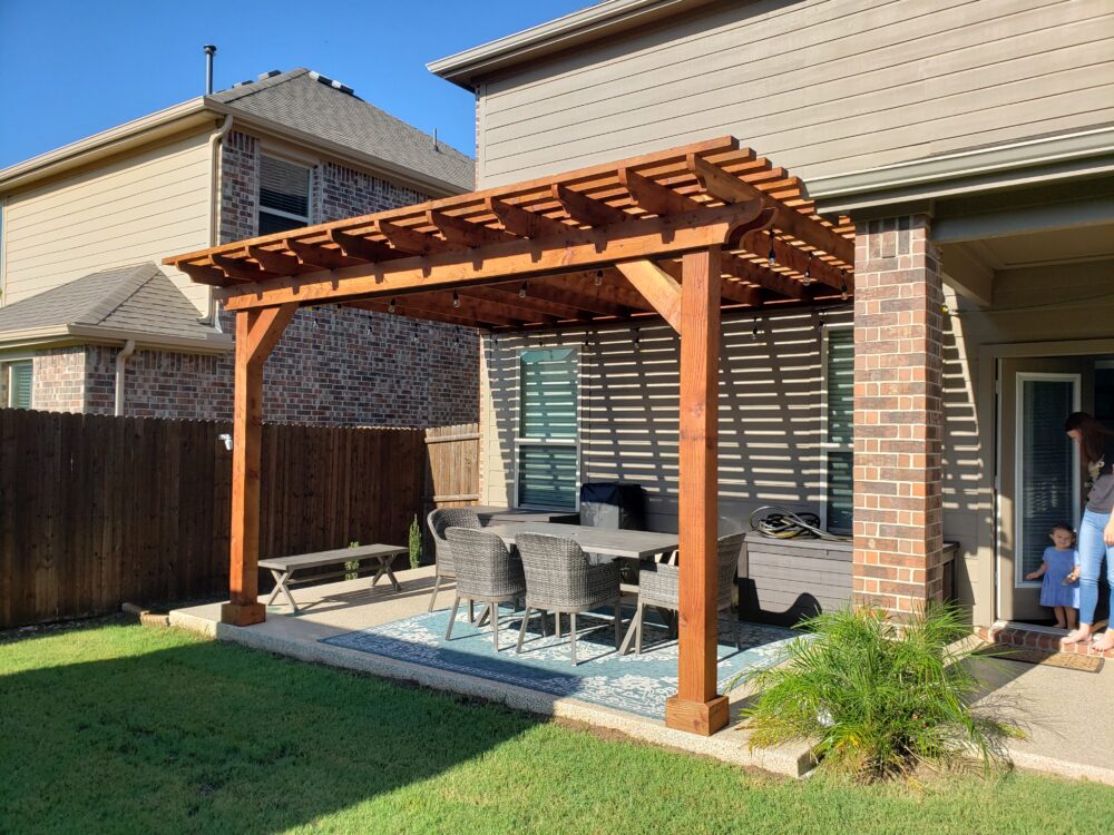 pergola placement