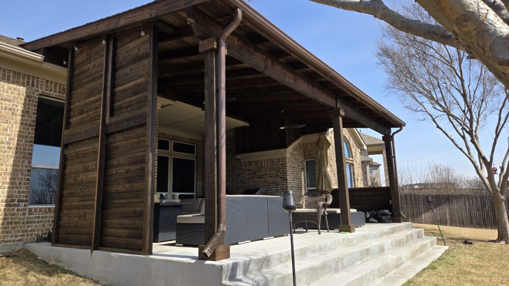 wood patio covers